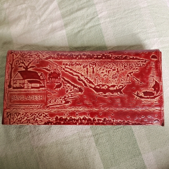 Indian Handmade Graphic Print Flap Clutch